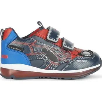 Dívčí tenisky Dětské boty Geox B TODO B. 23 Tmavě modrá, Červená, Modrá, Černá