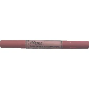 Artmagico Akrylový fix DUAL se dvěma hroty 1 KUS Barva: Tmavě hnědá