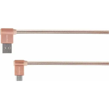 Datový kabel Kabel KRUGER & MATZ KM0361 USB/USB-C 1m Pink
