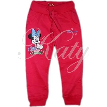 Tepláky Minnie tmavě růžové, vel.122