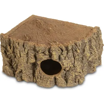 Dekorace do terária Hobby Bark rohová jeskyně z kůry stromů, 21 × 15 × 11 cm