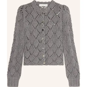 Dámský svetr Johann & Johanna Dámská Pletená Kazajka, šedá, 34