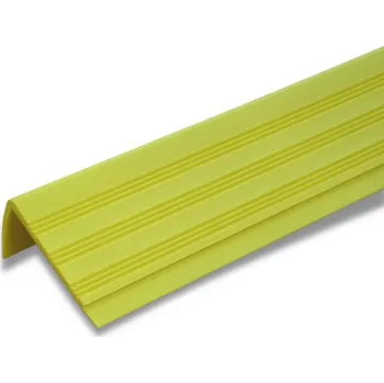 ukončovací lišta Schodová hrana PVC 1891 - 82×45mm Barva: Žlutá č.421, Zvolte délku: 150 cm