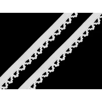 Výtvárné potřeby Ozdobná pruženka šíře 10 mm, bílá