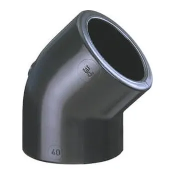 Vodovodní potrubí +GF+ PE 80 koleno varné 45° Průměr: 110 mm