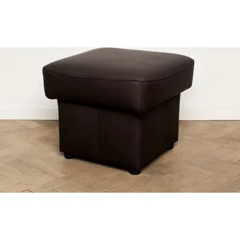 Taburet Kožený taburet 4 s úložným prostorem