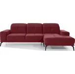 Rohová sedací souprava Tempo, pravá, červená (Loco 25)