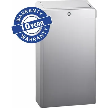 Odpadkový koš Koš závěsný s víkem STELLA 27 l nerez mat