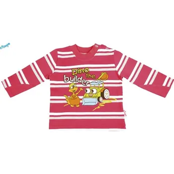 Dětská móda Tričko Nicola s bagrem červené, vel.98