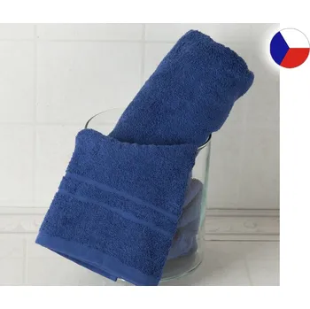 Malý ručník 30x50 RUJANA 400g Pruh tmavě modrý