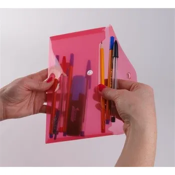 VICTORIA Spisové desky s drukem, červená, DL, PP, VICTORIA 280511