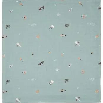 Zavinovačka BÉBÉ-JOU mušelínová plenka 110x110cm Ocean Vibes