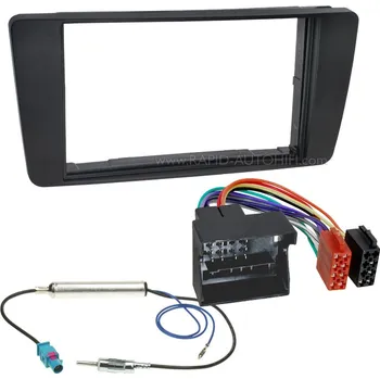 Autorádio Rámeček autorádia ŠKODA Octavia II. ŠKODA Yeti 2DIN Sada s konektory