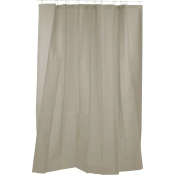 Sprchový závěs SPA | Koupelnový závěs se 12 kroužky | nepropustný | 180 × 180 cm | přírodní Dedra