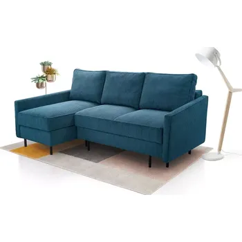 Sedací souprava Rohová sedací souprava Robin, levá, modrá (Poso 5)