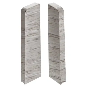 Podlahová lišta Cezar Koncovka levá + pravá k liště - MASTERLINE 352 Atlantyk 80mm - 2 ks