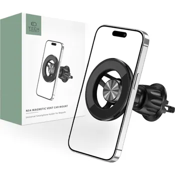 DRŽÁK / NABÍJEČKA DO AUTA TECH-PROTECT N54 MAGNETIC MAGSAFE VENT CAR MOUNT BLACK