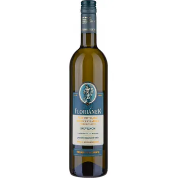 Víno Floriánek Sauvignon 2023 jakostní 0,75 l suché bílé víno Šlechtitelská stanice vinařská