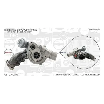 Turbodmychadlo Dmychadlo, plnění, 0860552, 55355617, 55583414, 5860016, 860288, 860552, 95516202, OES, ES-07-0345