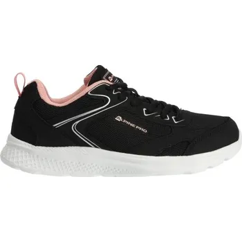 Dámská běžecká obuv Dámská běžecká obuv ALPINE PRO SENAN 36 Černá, Růžová, Bílá