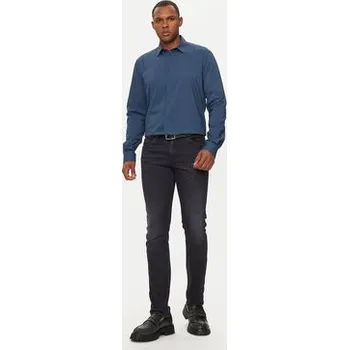 Pánská košile Sisley Košile 535VSQ03S Modrá Regular Fit L