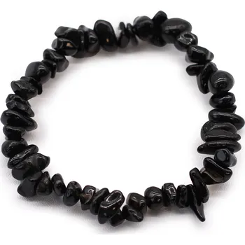 Náramek AWM Náramek ze Vzácných Kamenů - Achát Černý 1ks Černá