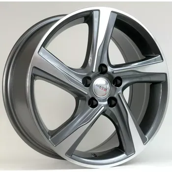 Alu kolo Alu kola Racing Line BY115, 16x7 5x108 ET46, šedivá + leštění