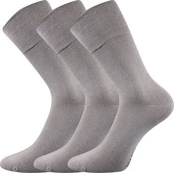 Dámské ponožky Lonka Diagram Unisex ponožky s volným lemem - 3 páry BM000001470200101242 světle šedá 39-42 (26-28)