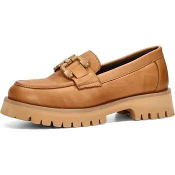 Dámské mokasíny ETIMEĒ dámské kožené mokasíny - hnědé