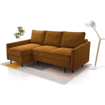 Sedací souprava Rohová sedací souprava Robin, levá, hnědá (Poso 1)