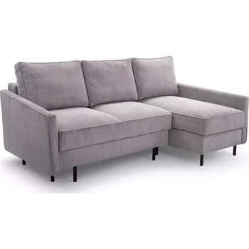 Sedací souprava Rohová sedací souprava Robin, pravá, šedá (Lincoln 86)