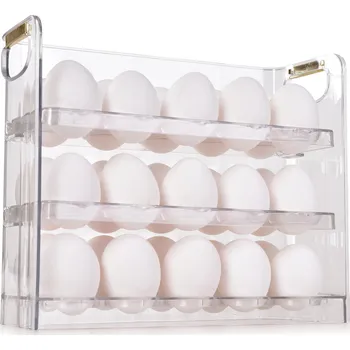 Dóza na potraviny Dedra EGGY zásobník na vejce 3patrový box na 30 vajec do lednice i spíže