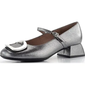 Dámské lodičky Wonders lodičky se širokým podpatkem a nártovým páskem Plomo D-1211 - 41 | P690101