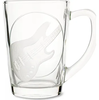 Skleněný hrnek - BASOVÁ KYTARA, 250 ml