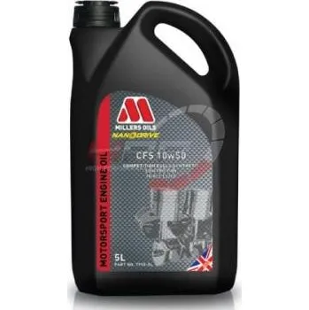 Závodní motorový olej Millers Oils Motorsport CFS 10w50 - 5l - plně syntetický motorový olej, triesterová technologie