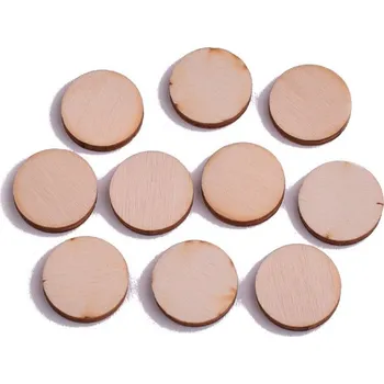 EU Dřevěná kolečka 2 cm, 10ks