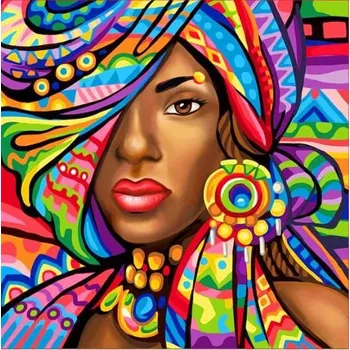 Diamantové malování Diamantové malování Mulatka