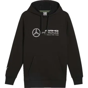 Pánská mikina Puma MERCEDES-AMG PETRONAS F1 ESSENTIALS HOODIE S Černá