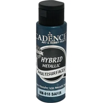 Vodová barva Cadence Metalická barva Cadence Hybrid Metalic, 70 ml - sapphire, safírová modrá