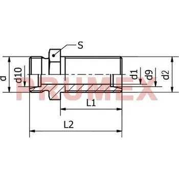 Příslušenství ke kompresoru Spojka panelová PSP2 15L M22x1,5