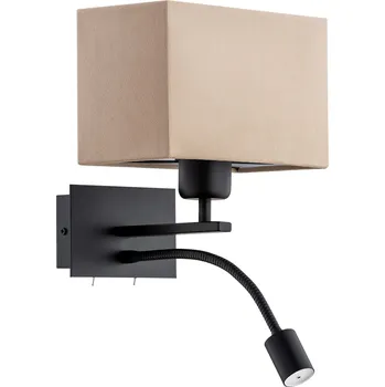 Nástěnné svítidlo Argon Bill nástěnné svítidlo 2x15 W černá-béžová 1043