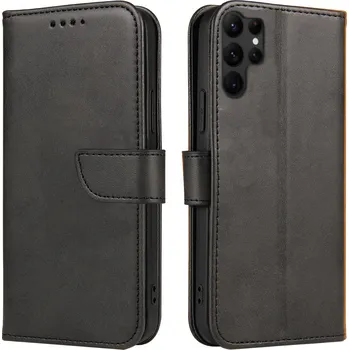 KNÍŽKOVÉ POUZDRO NA SAMSUNG GALAXY S24 ULTRA HEYCASE MAGNET WALLET ČERNÝ