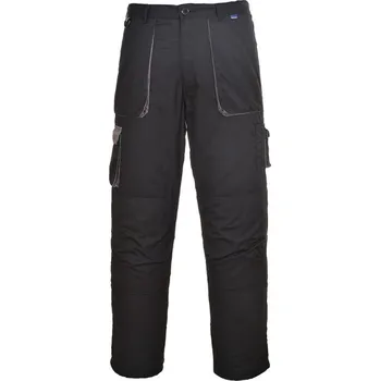 montérky PORTWEST Kalhoty Texo Contrast TX11 do pasu POR-TX11BKTL L Standartní