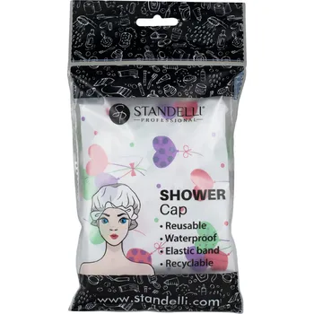 Sprchovací čepice Standelli professional Koupací čepice Srdíčka
