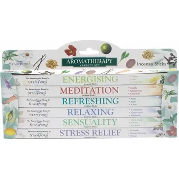 Vonná tyčinka Vonné tyčinky Aromaterapie (Originální sada - dárkové balení 6 x 8ks)