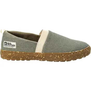 Dámské sandále Dámské espadrilky Jack Wolfskin ECOSTRIDE 3 ESPANDRILLE W 37 Světle zelená, Hnědá