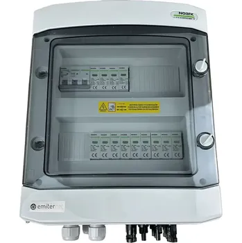 Jistič EMITER EM-941N_DCAC Rozdzělovač DCAC, IP65, SPD DC Noark 1000V typu 2, 3 x PV řetězec, 3 x MPPT, SPD AC Noark typ 2, 63A 3-F