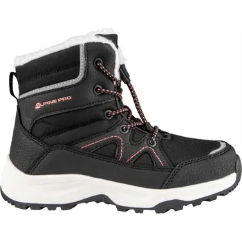 Dívčí zimní obuv Dětská zimní obuv ALPINE PRO CANMORO 29 Černá, Růžová, Bílá