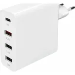 Solight adaptér 3+1, 48W, QC3.0+PD, 3x USB-A, 1x USB-C DC80