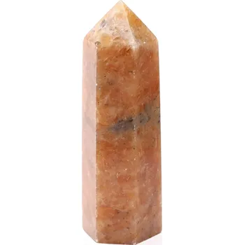Drahý kámen Magieprirody.cz Obelisk Sluneční kámen špice 113 g - 8,7 cm #D54
